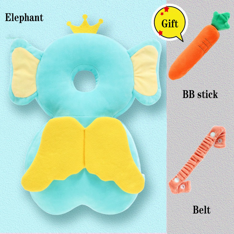 New Vocal Baby Toddler Anti-Fall Pillow Children Headrest Anti-Collision Protection Pad Safety Helmet Resistance Cushion LJ201014