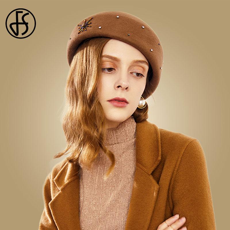 Berets FS 2021 Elegant French Women Beret For Fashion Ladies Autumn Winter Caps Female 100% Wool Hats Flower Bead Girl Painter, Black
Berets FS 2021 Elegant French Women Beret For Fashion Ladies Autumn Winter Caps Female 100% Wool Hats Flower Bead Girl Painter, Black