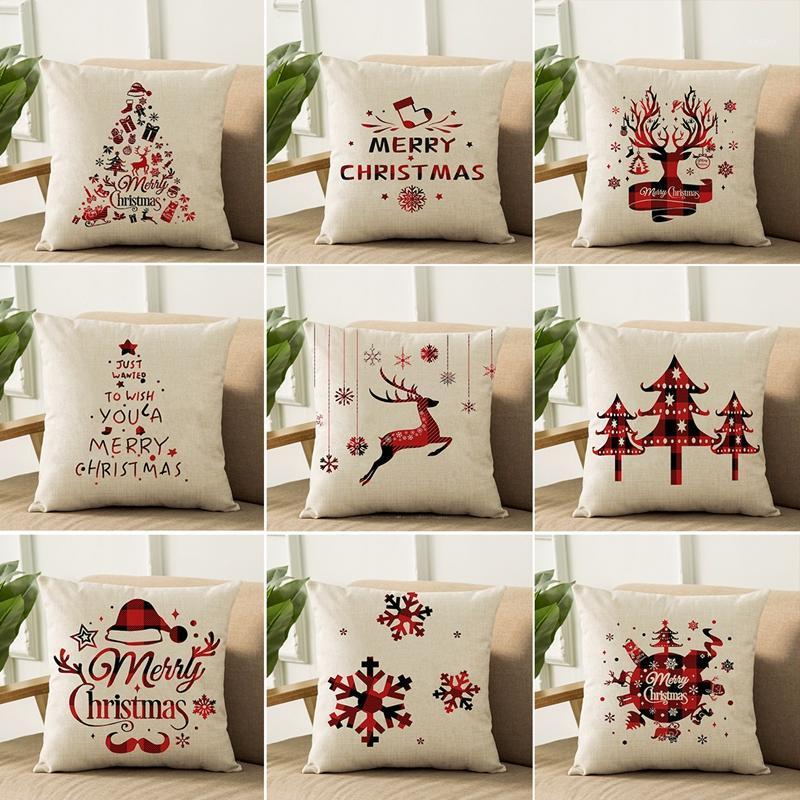 Christmas cushion cover 45*45 Pillowcase sofa cushions Pillow cases Cotton Linen pillow covers Home Decor Xmas Decor for home1, Style 11
Christmas cushion cover 45*45 Pillowcase sofa cushions Pillow cases Cotton Linen pillow covers Home Decor Xmas Decor for home1, Style 11