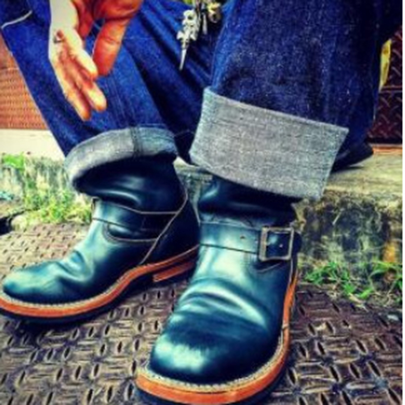 MRCAVE Knee boots men 48 PU Leather High Equestrian motocycle Men boots Knee High Fashion Brand Desert tactical boots 201127