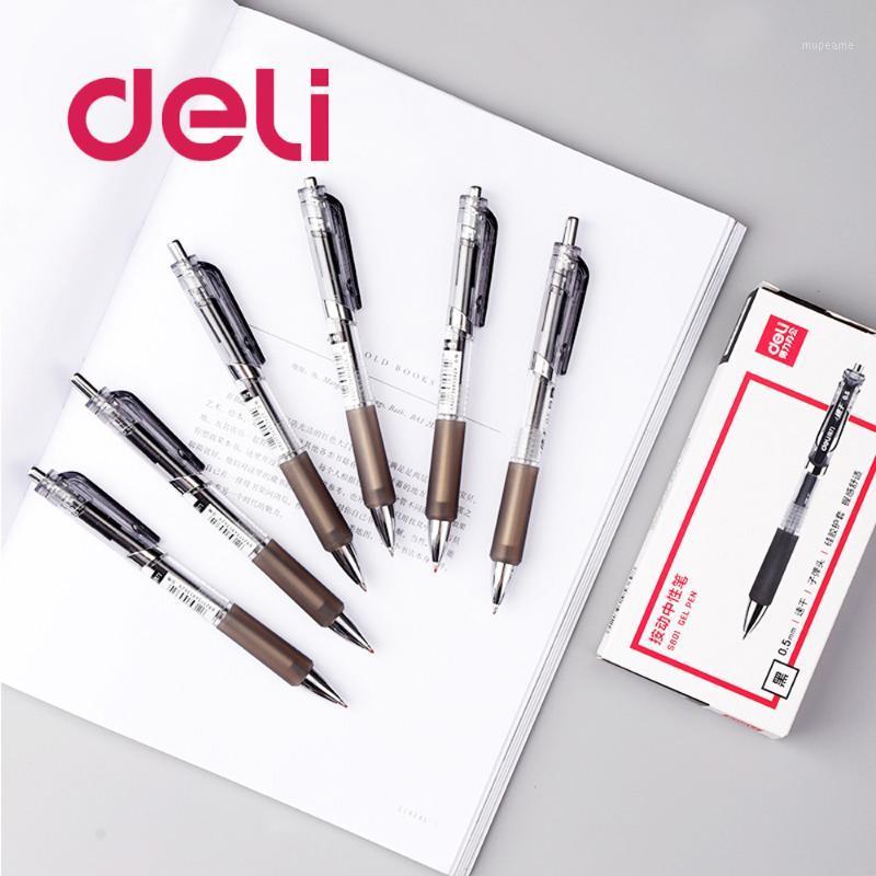 Deli 12PCS/PACK Quick drying Press Gel Pen Business Office Student Signature pen 0.5mm Refill Black Simple Writing Smooth1
Deli 12PCS/PACK Quick drying Press Gel Pen Business Office Student Signature pen 0.5mm Refill Black Simple Writing Smooth1