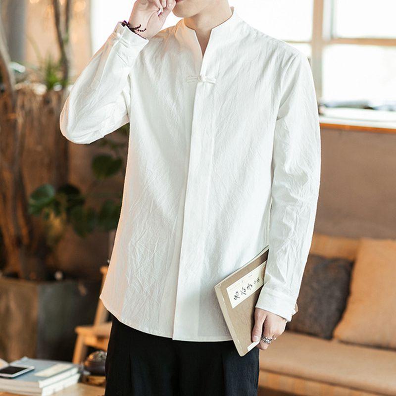 Sinicism Store Long Sleeve Shirts 2020 Mens Cotton And Linen Shirt Men Chinese Style Causal Slim High Quality Men Clotihng 5XL, Black
Sinicism Store Long Sleeve Shirts 2020 Mens Cotton And Linen Shirt Men Chinese Style Causal Slim High Quality Men Clotihng 5XL, Black