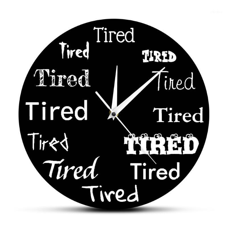 Tired Mood Wall Clock Exhausted Tired Word Print Design Funny Silent Wall Clock Operated Non Ticking Watch for Living Room1
Tired Mood Wall Clock Exhausted Tired Word Print Design Funny Silent Wall Clock Operated Non Ticking Watch for Living Room1
