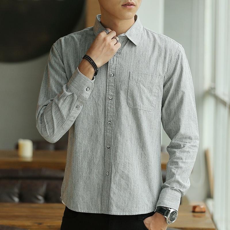 High Quality 98% Cotton Washed Men's Shirt Long-sleeved Korean Style Slim Young Student Breathable All-match Shirt Dropshiping
High Quality 98% Cotton Washed Men's Shirt Long-sleeved Korean Style Slim Young Student Breathable All-match Shirt Dropshiping