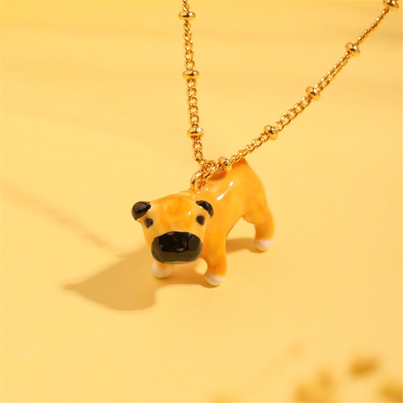 Enamel Statement Yellow Shar Pei Dog Choker Necklace for Women Girl Gift Pet Pendant Jewelry Animal Short Clavicle Chain Collar
Enamel Statement Yellow Shar Pei Dog Choker Necklace for Women Girl Gift Pet Pendant Jewelry Animal Short Clavicle Chain Collar
