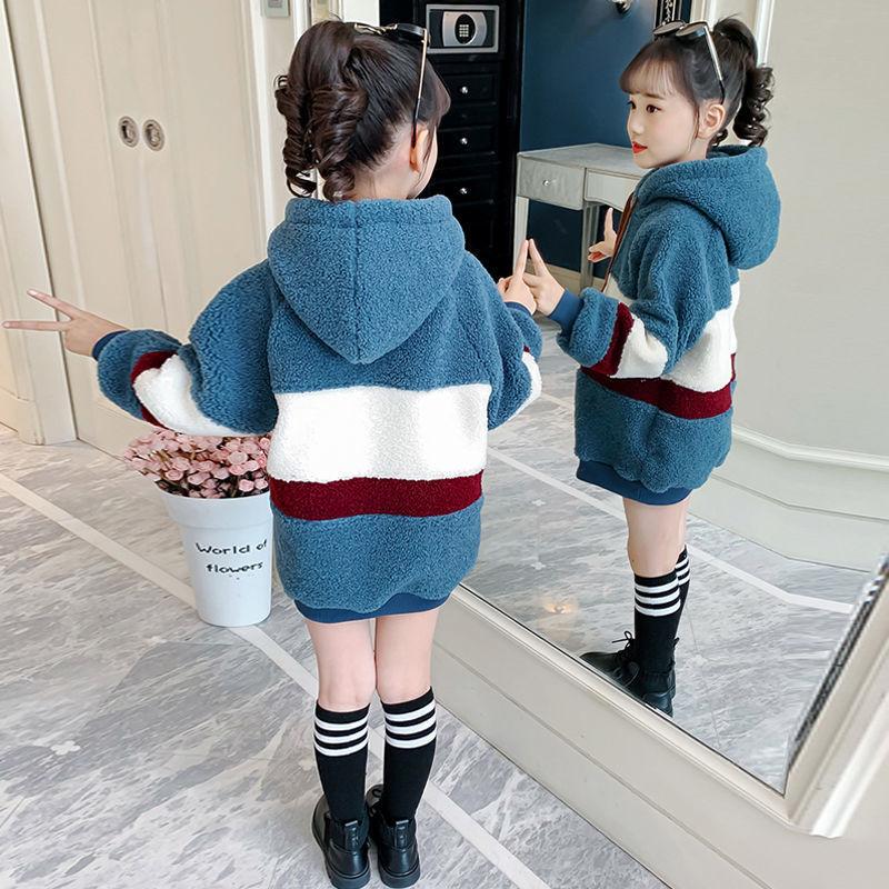 Loose Blue Pink Winter Warm Clothes Girls Sweater Kids Plus Velvet Toddler Teens Tops Thicken Children Cute High Quality Christm
Loose Blue Pink Winter Warm Clothes Girls Sweater Kids Plus Velvet Toddler Teens Tops Thicken Children Cute High Quality Christm
