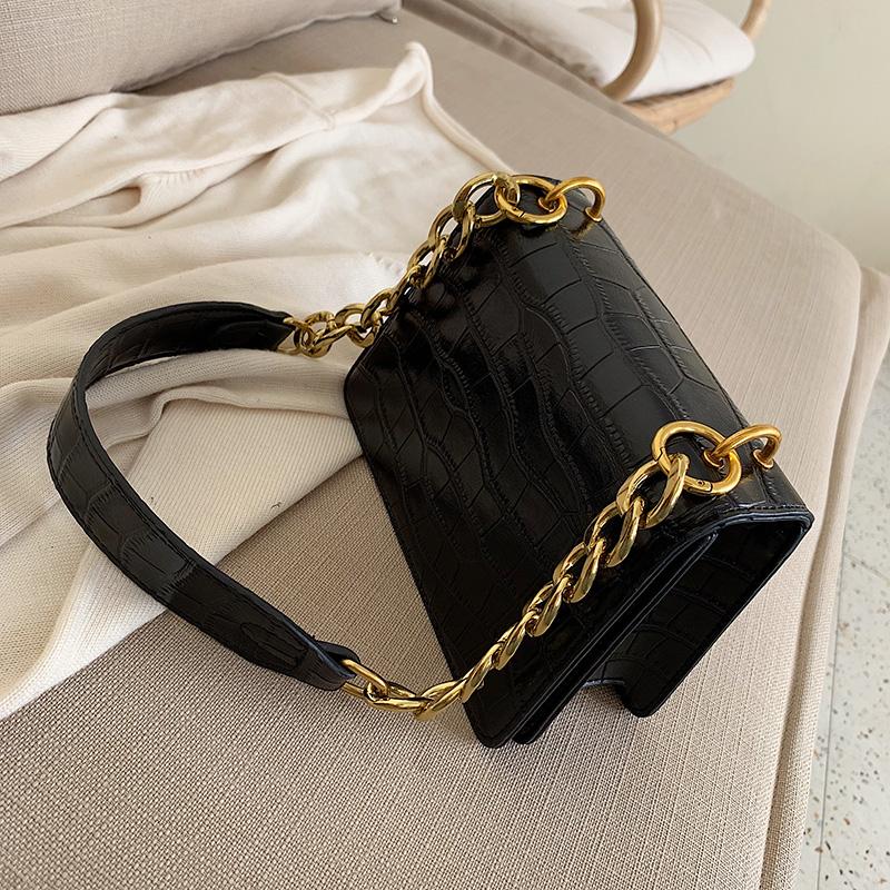 Stone Pattern PU Leather Crossbody Bags For Women 2021 New Small Totes Lady Chain Shoulder Messenger Bag Handbags, Black
Stone Pattern PU Leather Crossbody Bags For Women 2021 New Small Totes Lady Chain Shoulder Messenger Bag Handbags, Black