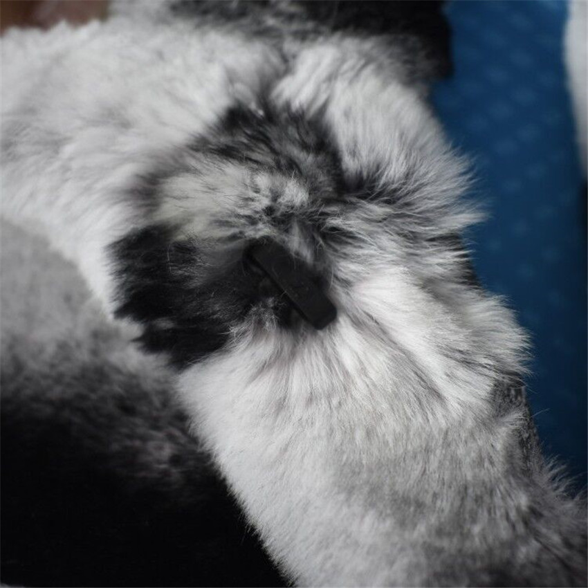 Rabbit Fur Coat Detachable Sleeve Bottom Transformer Demolition Prolonged Warming High Fashion Women Natural Fur Thick 201103