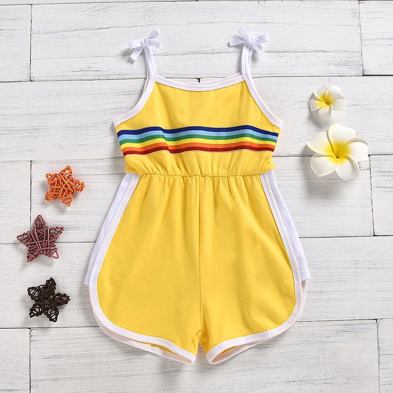 New Summer Boy Girls Sleeveless Sling Jumpsuit Sports Toddler Stripe printing Jumpsuit Kid Clothes1, Bn783-yellow
New Summer Boy Girls Sleeveless Sling Jumpsuit Sports Toddler Stripe printing Jumpsuit Kid Clothes1, Bn783-yellow