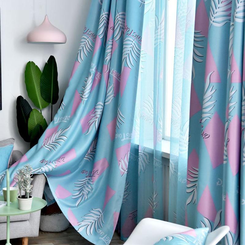 Pastoral Plant Creative Leaves Curtains for Living Room Bedroom Kitchen Window Treatments Blue/ Gray/ Yellow Tulle Drapes, Gray tulle
Pastoral Plant Creative Leaves Curtains for Living Room Bedroom Kitchen Window Treatments Blue/ Gray/ Yellow Tulle Drapes, Gray tulle