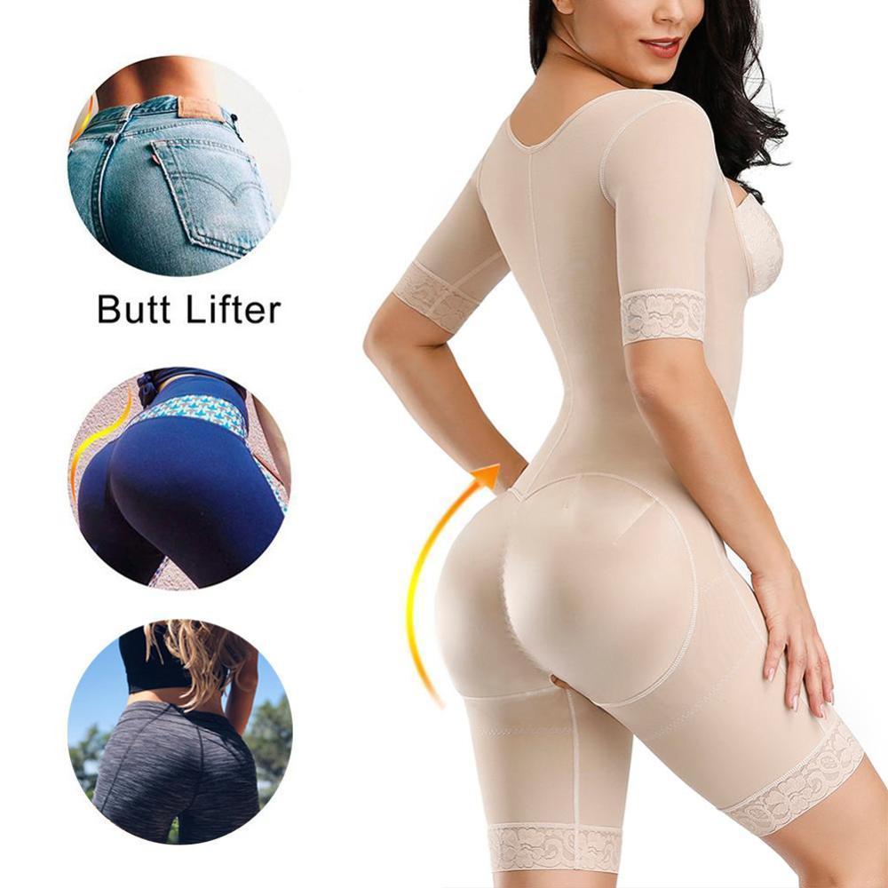 Lover-Beauty Women Slimming Underwear Full Body Shaper Tummy Control Waist Trainer Postpartum Recovery Butt Lifter Shapewear LJ200918