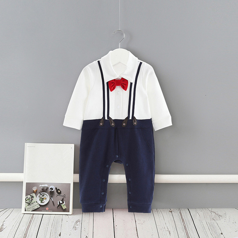 2021 New Clothing Autumn Gentleman Rompers 0-24m Boys Cotton Jumpsuit Children Clothes Newborn Baby Costumes 0-2y Ufr7, Blue
2021 New Clothing Autumn Gentleman Rompers 0-24m Boys Cotton Jumpsuit Children Clothes Newborn Baby Costumes 0-2y Ufr7, Blue
