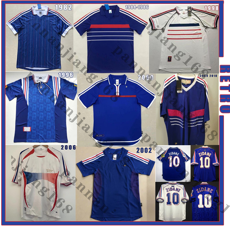 ZIDANE#10 retro soccer jerseys 82 84 96 98 02 04 06 10 HENRY Trezeguet MAILLOT DE FOOT Vintage football shirt, 1984 1986 retro
ZIDANE#10 retro soccer jerseys 82 84 96 98 02 04 06 10 HENRY Trezeguet MAILLOT DE FOOT Vintage football shirt, 1984 1986 retro