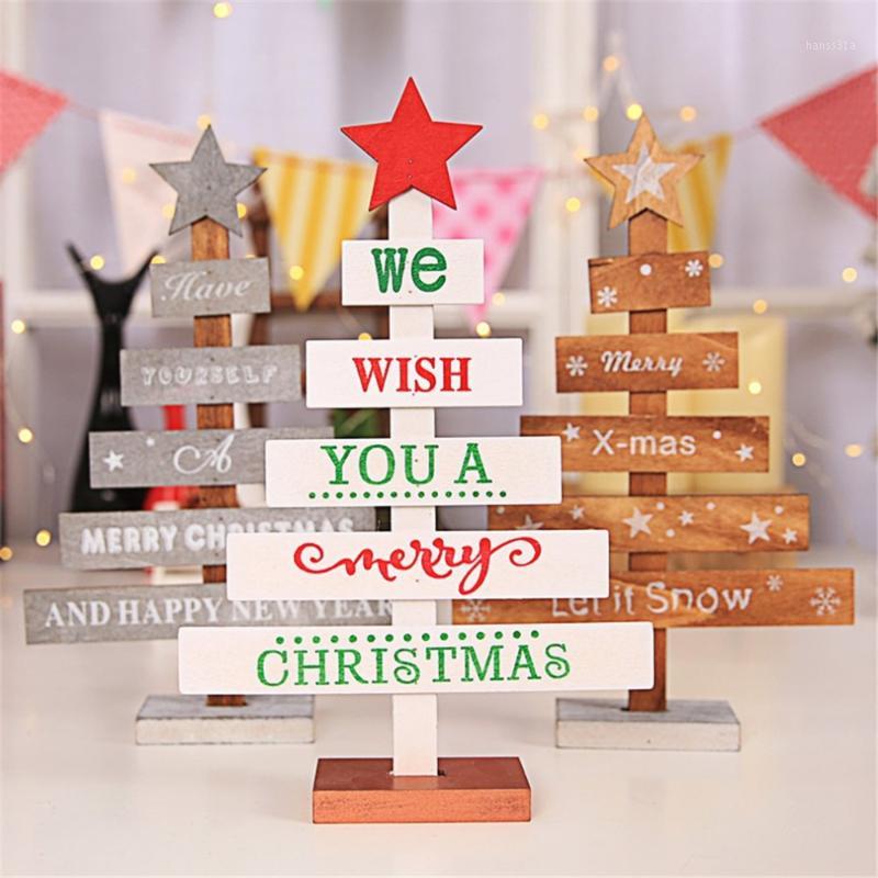 Wooden Merry Christmas Printing Christmas Tree Home Office Desktop New Year Decoration Navidad Xmas Tree + Pentagram Ornament1
Wooden Merry Christmas Printing Christmas Tree Home Office Desktop New Year Decoration Navidad Xmas Tree + Pentagram Ornament1