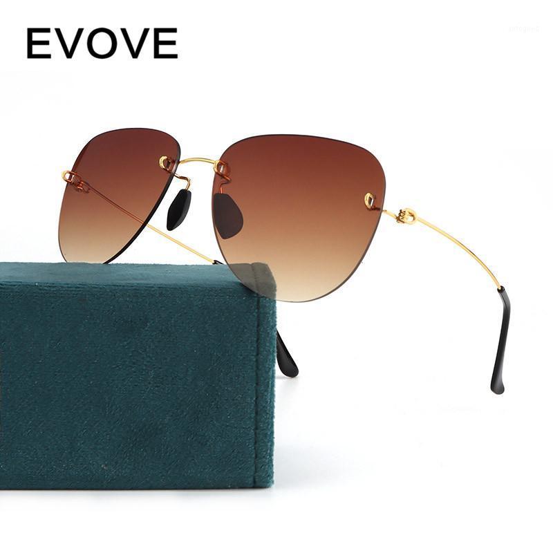Sunglasses Evove Rimless Women Men No Screw Gradient Tint Lens Sun Glasses For Woman Shades Driving Anti Reflect Polar 20211
Sunglasses Evove Rimless Women Men No Screw Gradient Tint Lens Sun Glasses For Woman Shades Driving Anti Reflect Polar 20211