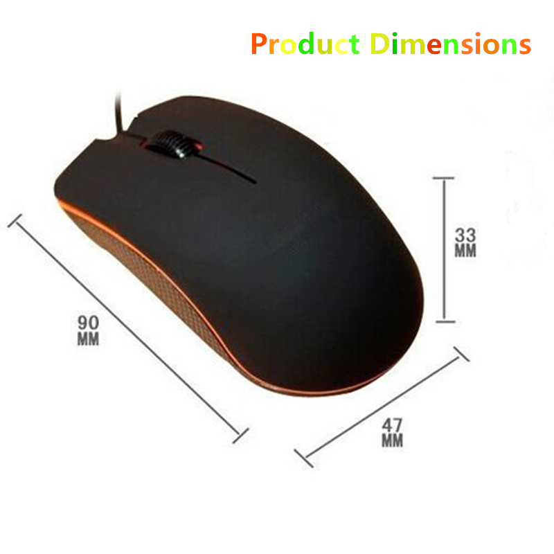 Mini Wired 3D Optical USB Gaming Mouse Mice For Computer Laptop Game Mouses with Retail Box