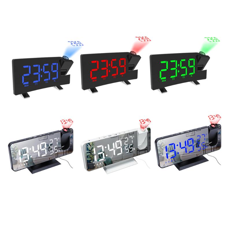 Digital Alarm Clock LED Mirror Radio Weather Forecast Clock Thermo-Hygrometer Alarm for Kids Bedroom Large Number USB
Digital Alarm Clock LED Mirror Radio Weather Forecast Clock Thermo-Hygrometer Alarm for Kids Bedroom Large Number USB