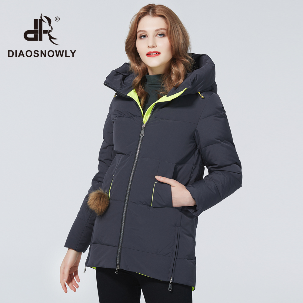 Diaosnowly jackets women winter short fashion woman parka thick coats women's clothing winter coat and jacket short female 201019