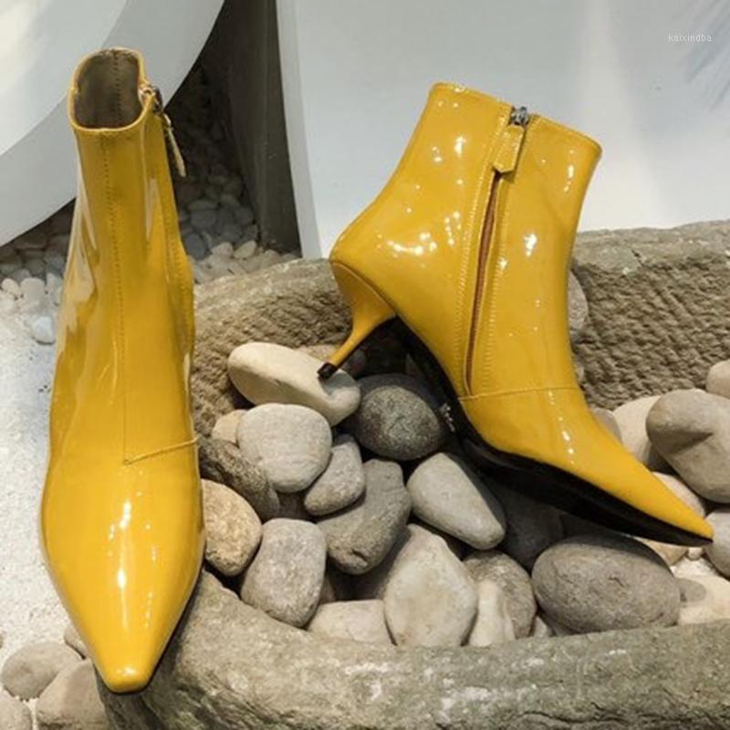 2020 Women Ankle Boots Autumn Genuine Leather Thin Heel Shoes Brand Pointed Toe Zip Boots Female1, Beige
2020 Women Ankle Boots Autumn Genuine Leather Thin Heel Shoes Brand Pointed Toe Zip Boots Female1, Beige