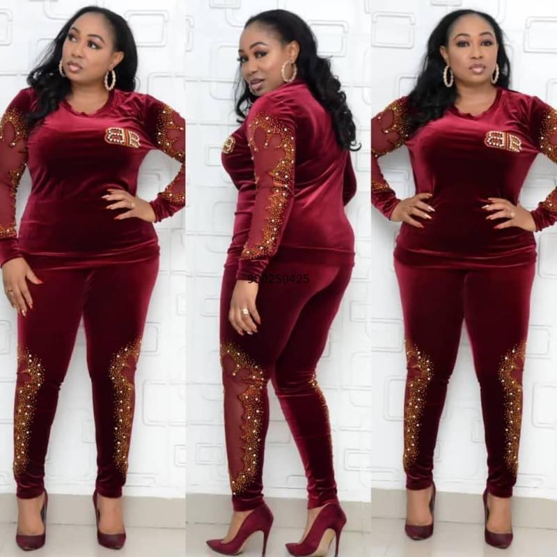 Velvet African Sets For Women 2021 Long Sleeve Beading Sequined African Elastic Bazin Baggy Pants Rock Style Dashiki Famous Suit
Velvet African Sets For Women 2021 Long Sleeve Beading Sequined African Elastic Bazin Baggy Pants Rock Style Dashiki Famous Suit
