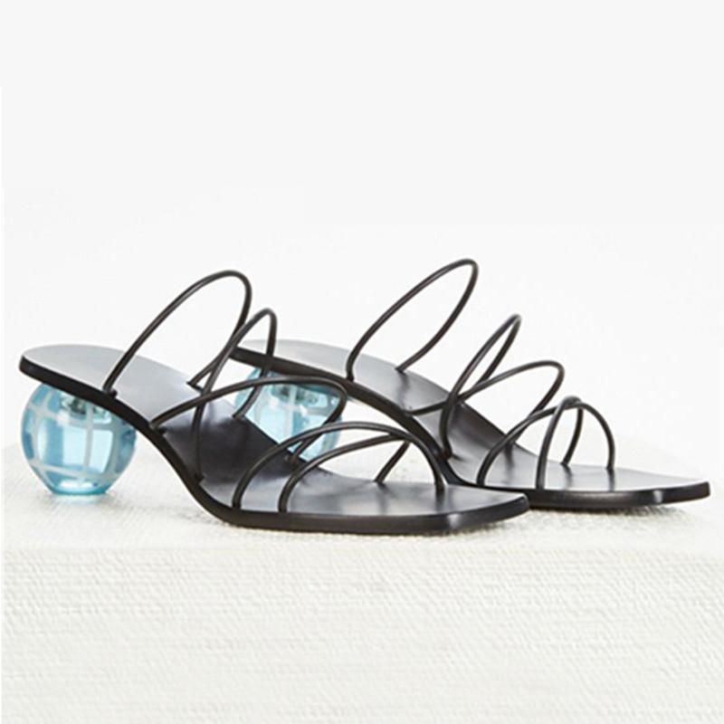 Transparent Ball Heel Women Slippers Clear High Heels Summer Straps Gladiator Sandals Casual Outside Slides Ladies Mules, Black
Transparent Ball Heel Women Slippers Clear High Heels Summer Straps Gladiator Sandals Casual Outside Slides Ladies Mules, Black