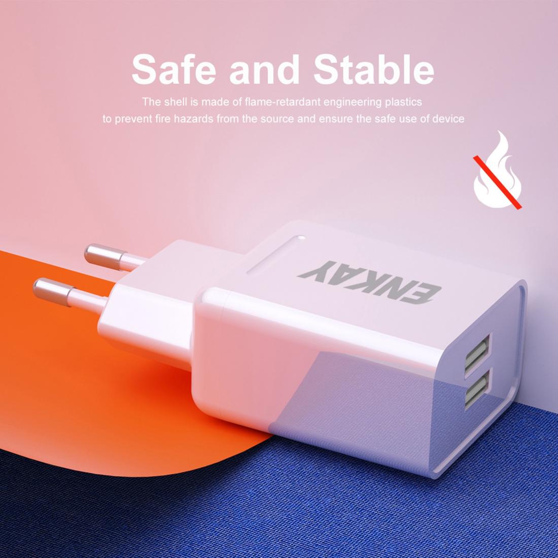 ENKAY Hat-Prince T003-1 105W 21A Dual USB Travel Charger Power Adapter for Huawei Xiaomi Samsung EU Plug
ENKAY Hat-Prince T003-1 105W 21A Dual USB Travel Charger Power Adapter for Huawei Xiaomi Samsung EU Plug