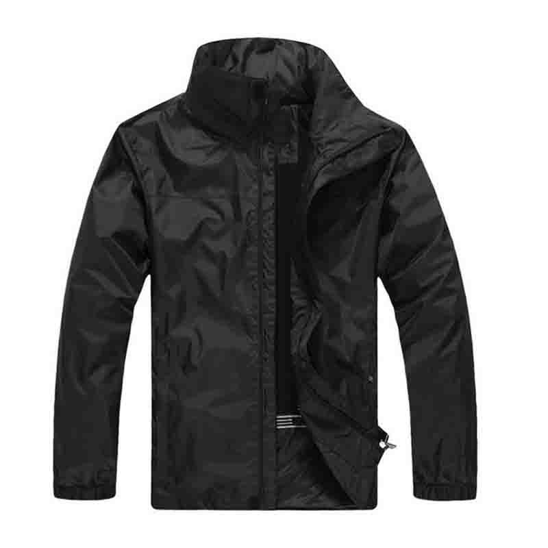 Mens Jacket Spring Jacket Windbreaker Hoodie Zipper Fashion Hooded Jackets Coat Outdoor Sport Face Plus Size Men's Clothing