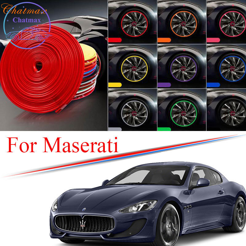 8M Multi-Colors Car Wheel Hub Rim Trim for Maserati Ghibli Levante MC20 Coupe Edge Protector Ring Tire Strip Guard Rubber Stickers
8M Multi-Colors Car Wheel Hub Rim Trim for Maserati Ghibli Levante MC20 Coupe Edge Protector Ring Tire Strip Guard Rubber Stickers