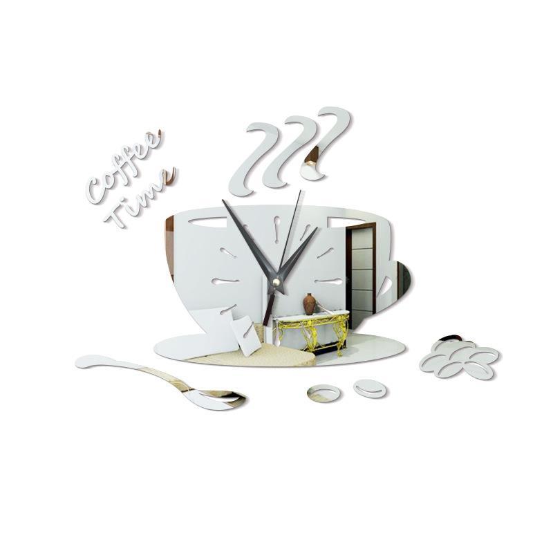 New Arrival DIY Coffee Time Wall Clock Creative 3D Acrylic Mirror Wall Stickers For Living Room Clock Stickers Klok
New Arrival DIY Coffee Time Wall Clock Creative 3D Acrylic Mirror Wall Stickers For Living Room Clock Stickers Klok