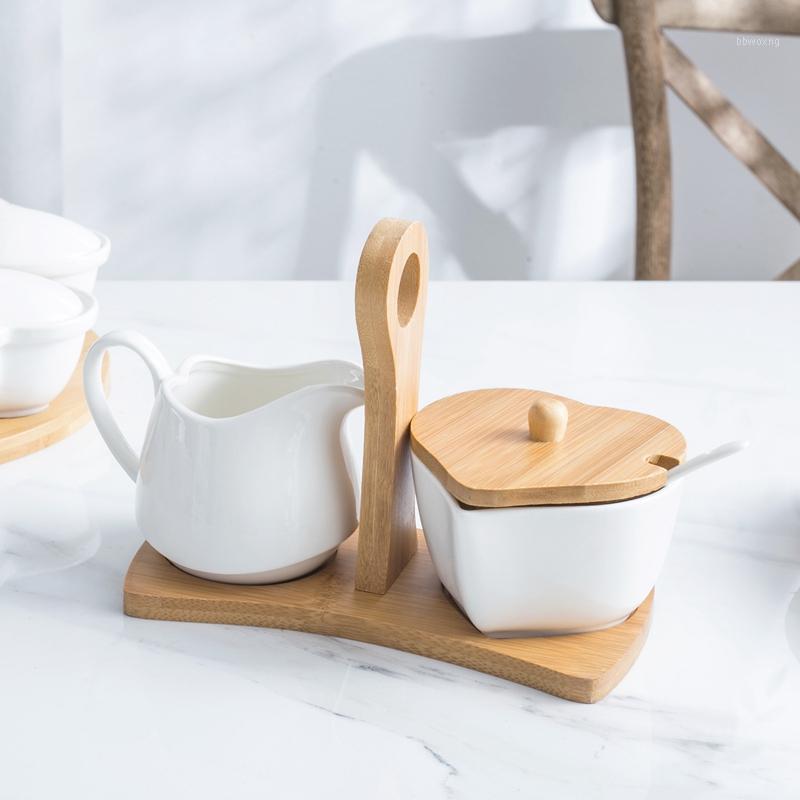 Sugar Bowl and Creamer Set with Lid & Spoon Ceramic Cream Jug and Sugar Bowl with Wood Handle Coffee Serving Set1
Sugar Bowl and Creamer Set with Lid & Spoon Ceramic Cream Jug and Sugar Bowl with Wood Handle Coffee Serving Set1