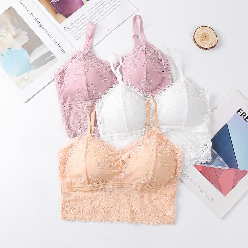 Linbaiway Women Backless Bras Lace Pad Push Up Wireless Tube Top Sexy Bralette Plus Size Fitness Underwear Lingerie Brasieres, Black
Linbaiway Women Backless Bras Lace Pad Push Up Wireless Tube Top Sexy Bralette Plus Size Fitness Underwear Lingerie Brasieres, Black