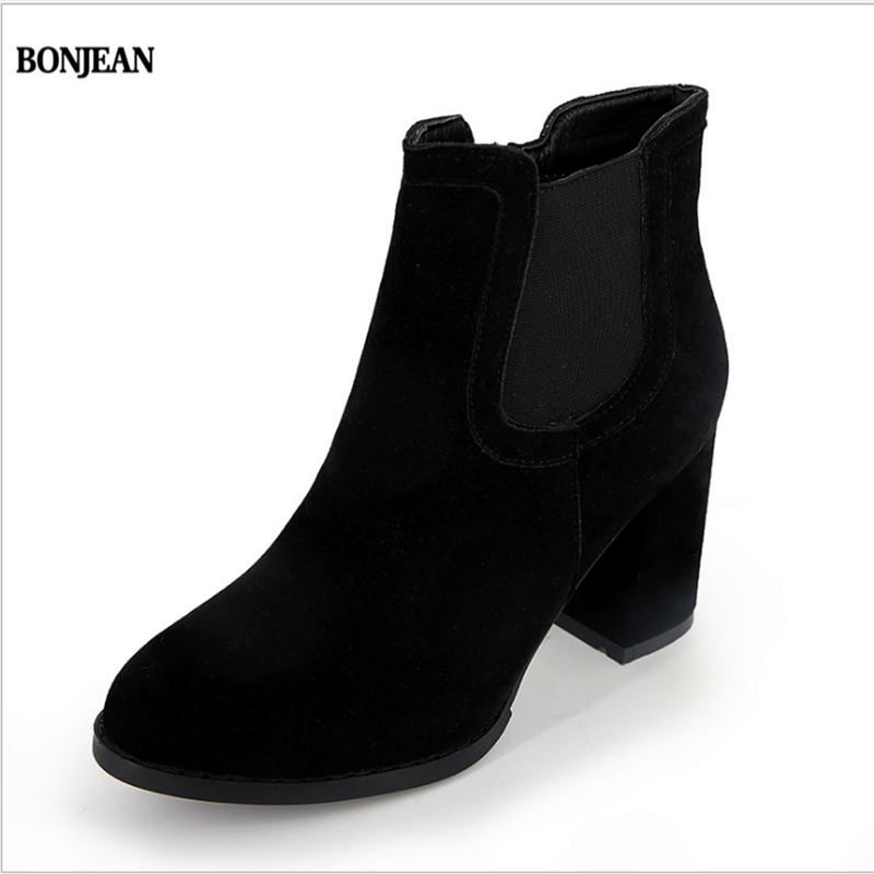 Spring/winter 2020 new British ankle boots with chunky heels and pointed toes for women and ankle boots, Beige
Spring/winter 2020 new British ankle boots with chunky heels and pointed toes for women and ankle boots, Beige