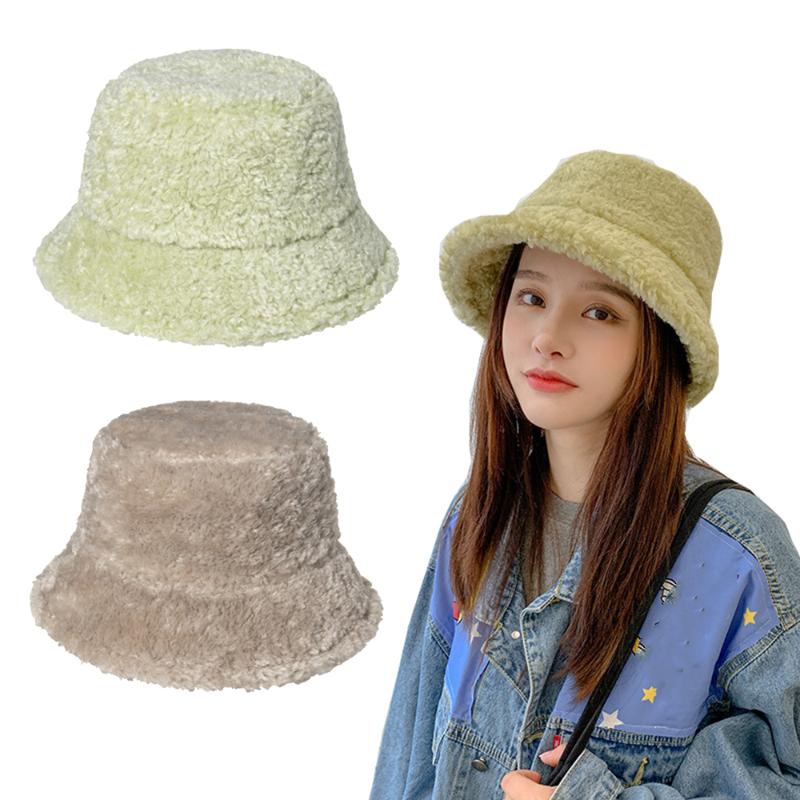 2021 New Faux Fur Winter Panama Hats Women Outdoor Sunscreen Bucket Hat Female Fashion Solid Basin Thick Warm Cap Sun Caps, Pink
2021 New Faux Fur Winter Panama Hats Women Outdoor Sunscreen Bucket Hat Female Fashion Solid Basin Thick Warm Cap Sun Caps, Pink