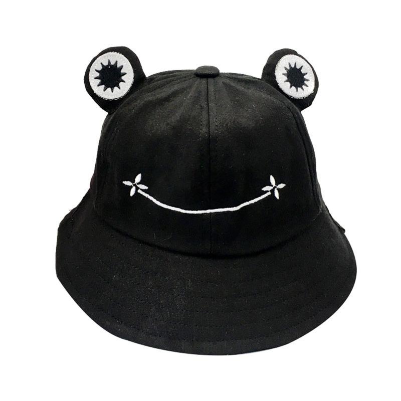 Bucket Hat Summer Fisherman Hat Women Outdoor Cotton Cute Travel Frog Design PR Sale, Black
Bucket Hat Summer Fisherman Hat Women Outdoor Cotton Cute Travel Frog Design PR Sale, Black