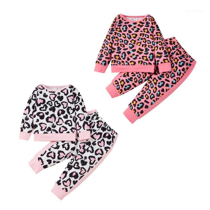 2Pcs Children Girls Autumn Outfits Long Sleeve Leopard Printed O-Neck Top Pullover + Elastic Waist Pants Trousers 1-6 Years1, Pink
2Pcs Children Girls Autumn Outfits Long Sleeve Leopard Printed O-Neck Top Pullover + Elastic Waist Pants Trousers 1-6 Years1, Pink