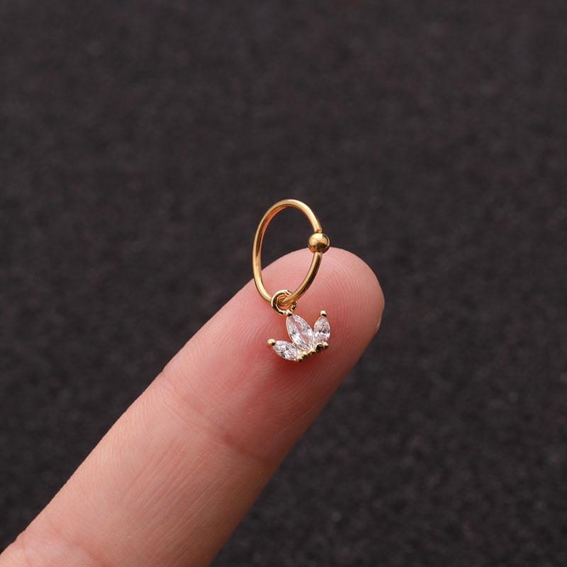 Hoop & Huggie 1 PCS Simple Small Zircon Crown Charm Ear Cartilage Cuff Clip Earring Trendy Gold Color Steel Circle Piercing
Hoop & Huggie 1 PCS Simple Small Zircon Crown Charm Ear Cartilage Cuff Clip Earring Trendy Gold Color Steel Circle Piercing