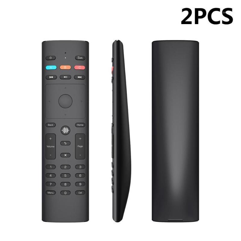 2PCS G40 Voice Search Wireless Air Mouse etflix Vudu 3 Modes 33 Keys IR Learning Gyro Smart Remote Control for Android TV BOX1
2PCS G40 Voice Search Wireless Air Mouse etflix Vudu 3 Modes 33 Keys IR Learning Gyro Smart Remote Control for Android TV BOX1