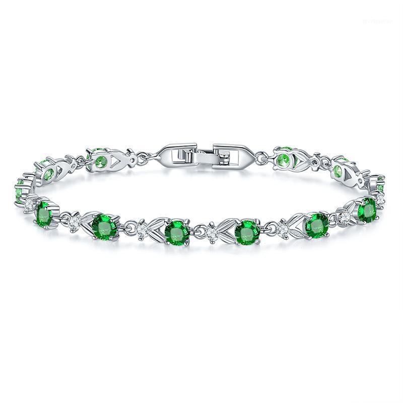 Water droplets Natural Green Cubic Zirconia White CZ 925 Sterling Silver Jewelry Charm Bracelet Christmas Gifts For Women1
Water droplets Natural Green Cubic Zirconia White CZ 925 Sterling Silver Jewelry Charm Bracelet Christmas Gifts For Women1