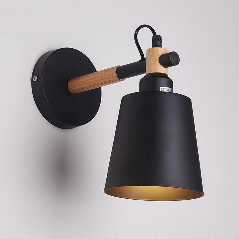 LED Wall Lamps for Living Room Wall Sconces Light E27 Nordic Wooden belt Light White/Black
LED Wall Lamps for Living Room Wall Sconces Light E27 Nordic Wooden belt Light White/Black
