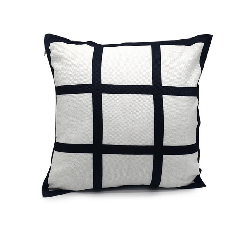Blank Sublimation Pillow Case Black Grid Heat Transfer Throw Cushion Cover Home Sofa Pillowcases 40*40cm DDA547, About 40x40cm
Blank Sublimation Pillow Case Black Grid Heat Transfer Throw Cushion Cover Home Sofa Pillowcases 40*40cm DDA547, About 40x40cm