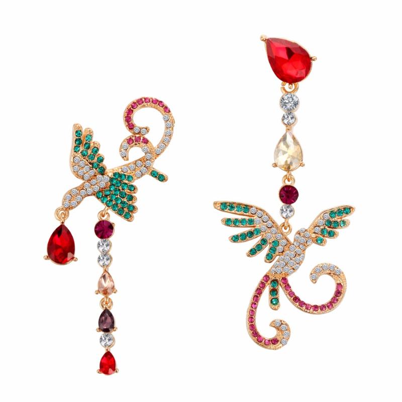 ZOSHI Gold Silver Phoenix Fashion Crystal Red and Green Drop Earrings Romantic Earrings For Women Fine Long Brincos Jewelry
ZOSHI Gold Silver Phoenix Fashion Crystal Red and Green Drop Earrings Romantic Earrings For Women Fine Long Brincos Jewelry