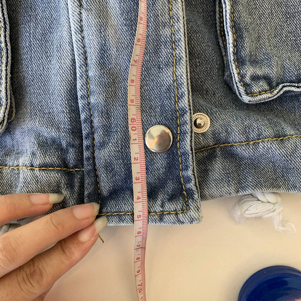 Jean Jacket Women Denim Casual Jacket Women Long Sleeve Short Thick Warm Coats Winter Outwear Office Ladies Solid Streetwear 201210