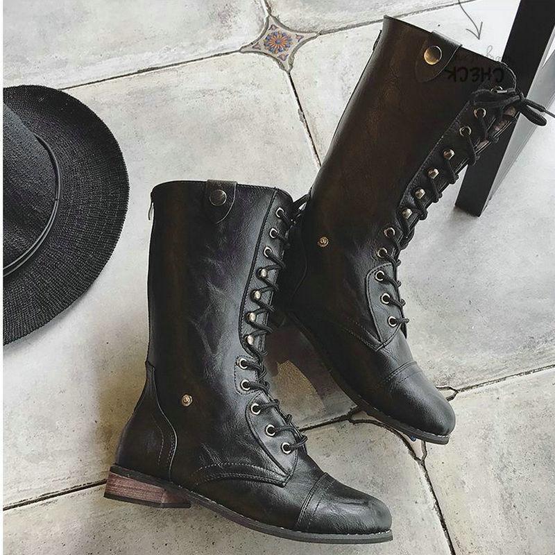Size 35-53 Plus Size Nice New Mid-Calf WoMen Boots Autumn Lace Up Shoes Woman Flat Heels Female Soft Oxford Rain Boot, Black
Size 35-53 Plus Size Nice New Mid-Calf WoMen Boots Autumn Lace Up Shoes Woman Flat Heels Female Soft Oxford Rain Boot, Black