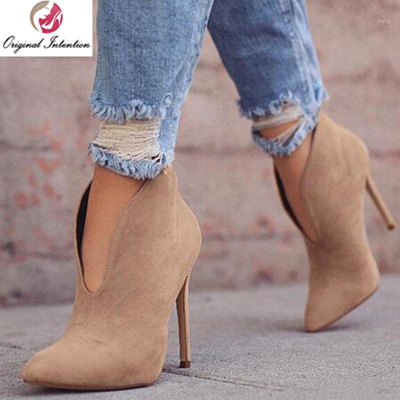 Original Intention Sexy Women Ankle Boots High Heels 2020 New Spring large Size Women Boots Red Vogue Suede Women's Shoes6-10.51, Oi0563 black
Original Intention Sexy Women Ankle Boots High Heels 2020 New Spring large Size Women Boots Red Vogue Suede Women's Shoes6-10.51, Oi0563 black