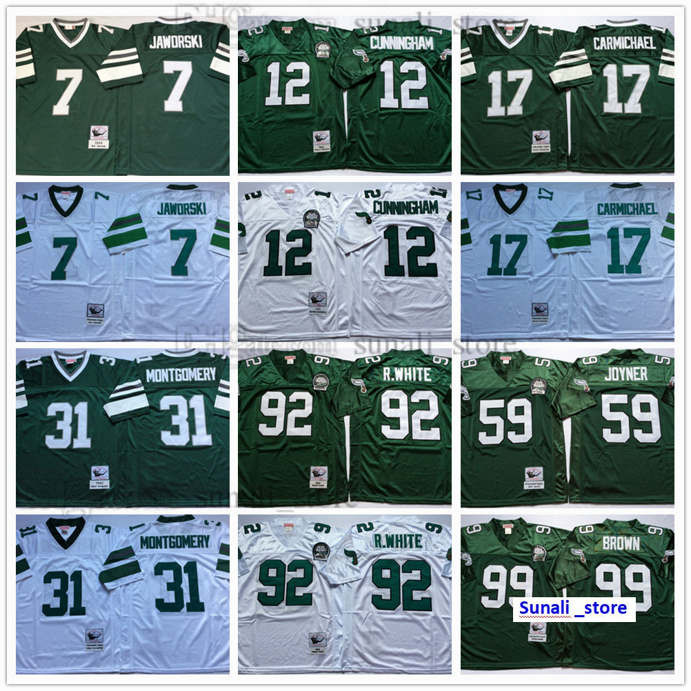 NCAA Football 12 Randall Cunningham Jerseys 17 Harold Carmichael 31 Wilbert Montgomery 59 Seth Joyner 92 Reggie White 99 Jerome Borwn Vintage Man Stitched, Green
NCAA Football 12 Randall Cunningham Jerseys 17 Harold Carmichael 31 Wilbert Montgomery 59 Seth Joyner 92 Reggie White 99 Jerome Borwn Vintage Man Stitched, Green