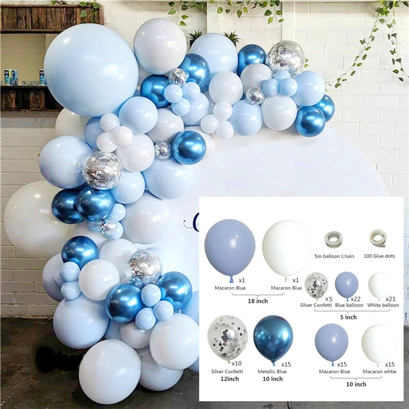 4 sets / 428 pieces blue ocean macarone Latex Balloon Birthday Decoration party supplies wedding decoration balloon chain set(ZDJ61)
4 sets / 428 pieces blue ocean macarone Latex Balloon Birthday Decoration party supplies wedding decoration balloon chain set(ZDJ61)