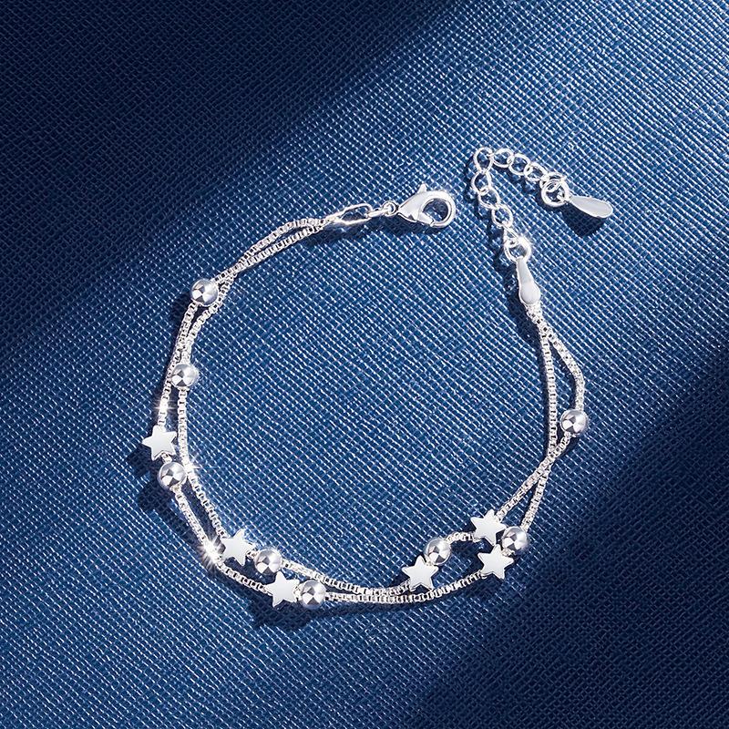 Star bracelet lady double star transfer bead bracelet jewelry gift