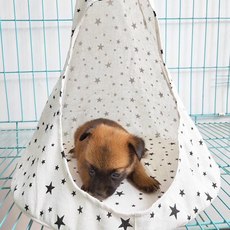 Hammock Hanging Bed Tent Cone Shape Cat Tent Breathable Linen Sponge Hanging Cage Cover Pet Supplies1
Hammock Hanging Bed Tent Cone Shape Cat Tent Breathable Linen Sponge Hanging Cage Cover Pet Supplies1