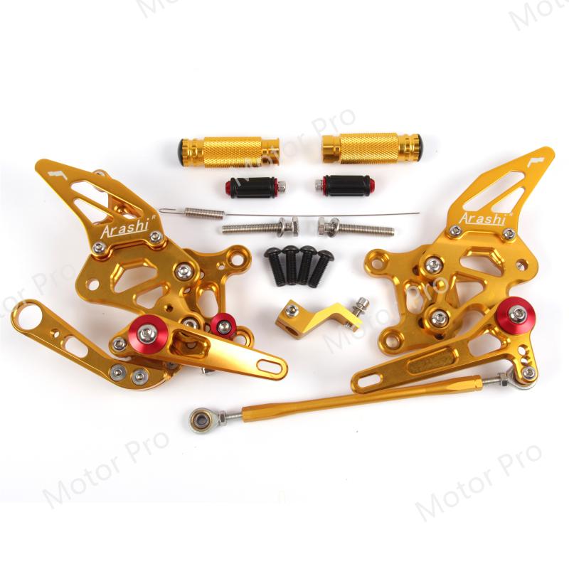Adjustable Footrests For Aprilia RSV4 R FACTORY 2009 - 2012 Motorcycle Accessories Foot Rests Pegs Rearsets Black Gold 2010 2011
Adjustable Footrests For Aprilia RSV4 R FACTORY 2009 - 2012 Motorcycle Accessories Foot Rests Pegs Rearsets Black Gold 2010 2011