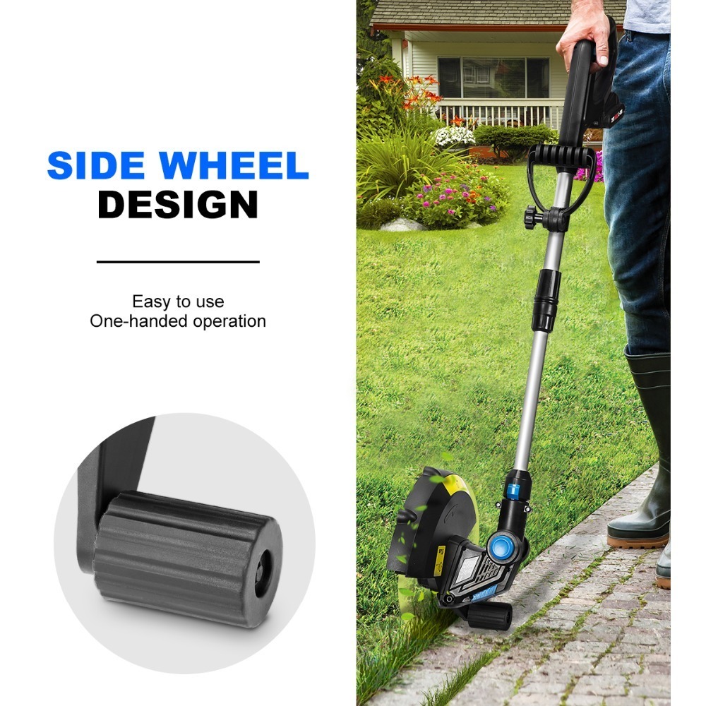 String Trimmers Lawn Mower Electric 20V Lithium-ion 2000mAh Cordless Pruning Cutter Garden Tools